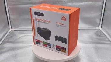 KG12 Game Projector Amlogic T950S 200 Lumens ANSI 1280x720P Black