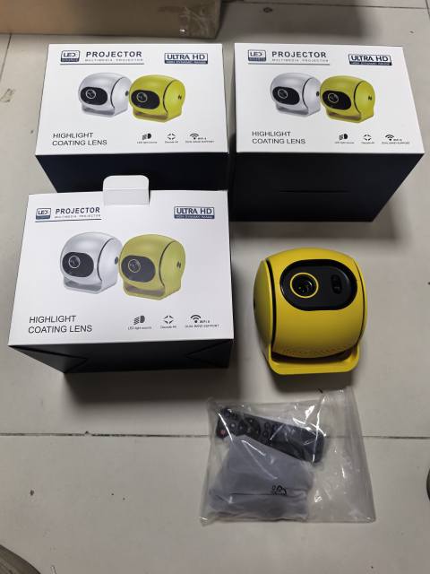 KQ3 Projector Allwinner H727 200 ANSI Lumens (Support Power Bank Charge)