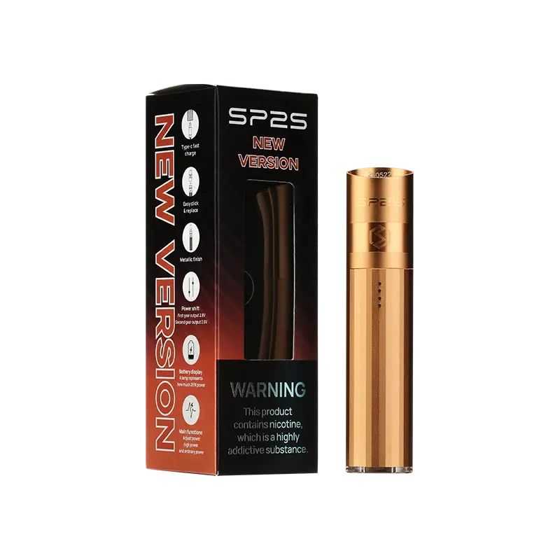 【新品】SP2S Legend S 霧化主機 兩檔調壓 經典鈦色系列 尾部LED
