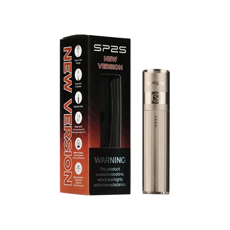 【新品】SP2S Legend S 霧化主機 兩檔調壓 經典鈦色系列 尾部LED