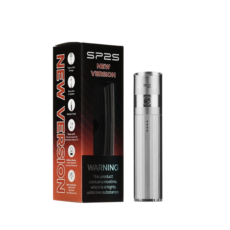 【新品】SP2S Legend S 霧化主機 兩檔調壓 經典鈦色系列 尾部LED
