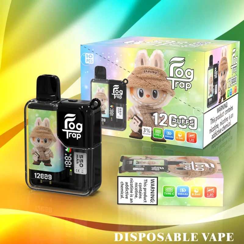 Fog trap 12000口抛棄式電子煙-LABUBU & 蠟筆小新聯名款