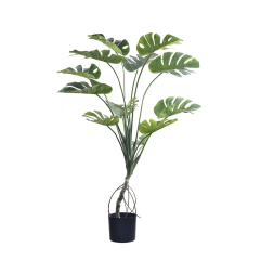 FAUX MONSTERA TREES 100CM-180CM,Modern 100CM-180CM(3'-6')Home Living Room Decoraive Faux Montera Tree Office Hotel Restaurant Decor Artificial Monstera Tree -- Chinese suppliers
