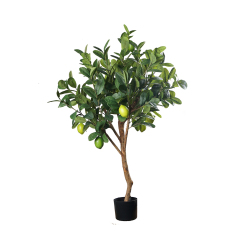 FAUX LEMON TREES in NATURAL TRUNKS 120CM-180CM,120CM(4')/150CM(5')/180CM(6') ARTIFICIAL LEMON TREE -- Chinese suppliers