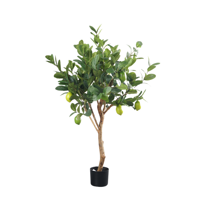 FAUX LEMON TREES in NATURAL TRUNKS 120CM-180CM,120CM(4')/150CM(5')/180CM(6') ARTIFICIAL LEMON TREE -- Chinese suppliers