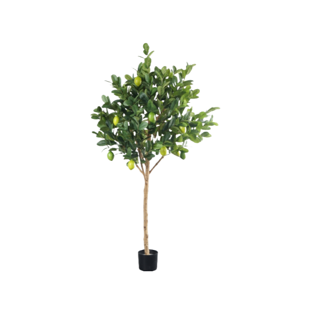 FAUX LEMON TREES in NATURAL TRUNKS 120CM-180CM,120CM(4')/150CM(5')/180CM(6') ARTIFICIAL LEMON TREE -- Chinese suppliers