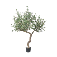 190CM STYLISH FAUX OLIVE TREE,Wholesale 190cm(6.2') Natural Trunk Artificial Olive Tree | Modern Art Decor for Restaurant & Hotel | Chinese Supplier