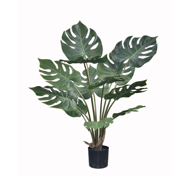 FAUX MONSTERA POTTED PLANTS,FAUX MONSTERA POTTED PLANTS