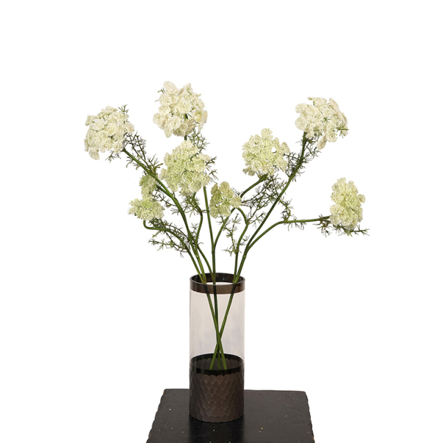 73CM 3-Headed Lace Flower Stems,Artificial 3-Headed Lace Flower Stems 73CM Realistic Fake Gypsophila for Wedding/Home/and Event Decor