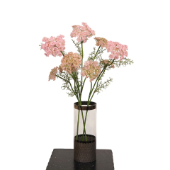 73CM 3-Headed Lace Flower Stems,Artificial 3-Headed Lace Flower Stems 73CM Realistic Fake Gypsophila for Wedding/Home/and Event Decor