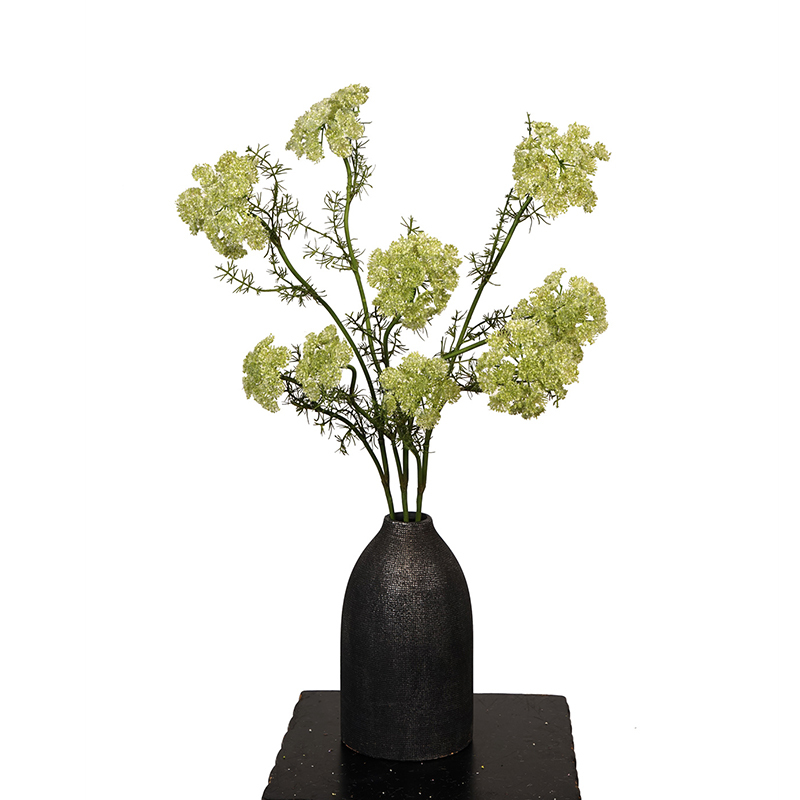 73CM 3-Headed Lace Flower Stems,Artificial 3-Headed Lace Flower Stems 73CM Realistic Fake Gypsophila for Wedding/Home/and Event Decor