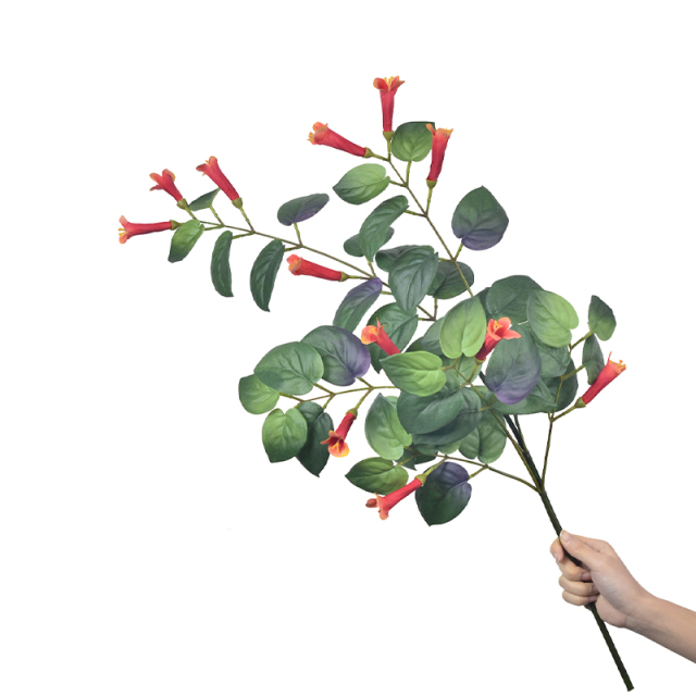 30-Inch Artificial Hot Lips Flower (Psychotria Elata),30-Inch Artificial Hot Lips Flower (Psychotria Elata)
