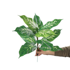 60CM Faux Evergreen Leaf Bush,60CM Faux Evergreen Leaf Bush