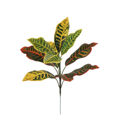 55CM Faux Croton Leaf Bush,55CM Faux Croton Leaf Bush