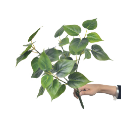 43CM Artificial Pothos Leaf Bush,43CM Artificial Pothos Leaf Bush