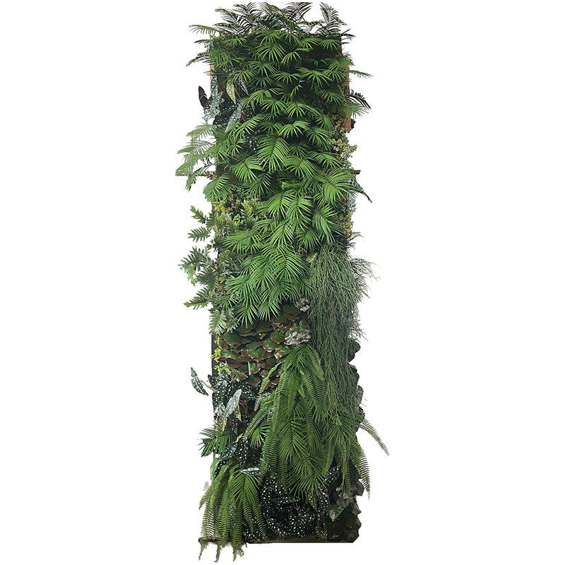 Faux Palm Leaves Indoor Garden Wall Design,Faux Palm Leaves Indoor Garden Wall Design