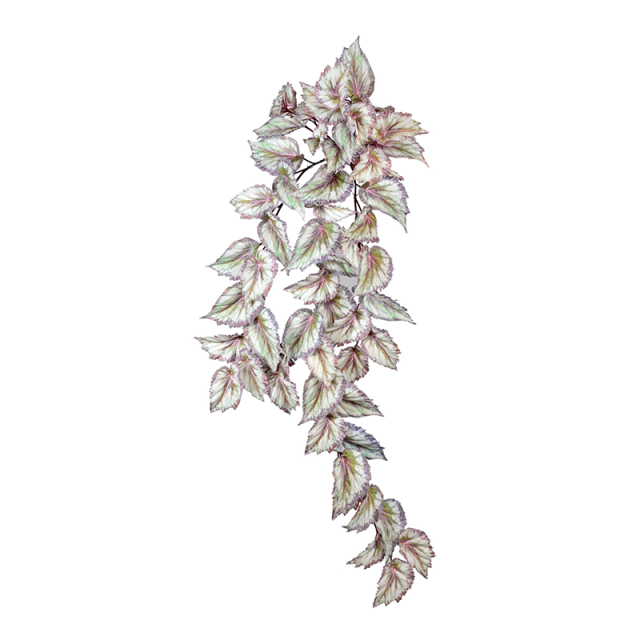 95CM Faux Begonia Rex Hanging Plant,95CM Faux Begonia Rex Hanging Plant