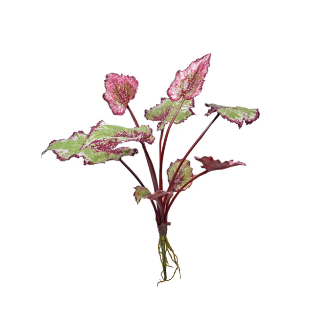 9 Leaves Faux Crabapple Leaf,9 Leaves Faux Crabapple Leaf