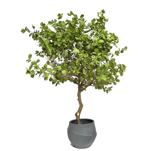 Custom Design Big Size Faux Persimmon Leaf Tree,Custom Design Big Size Faux Persimmon Leaf Tree