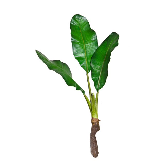 3 Headed PU Faux Banana Leaf,3 Headed PU Faux Banana Leaf