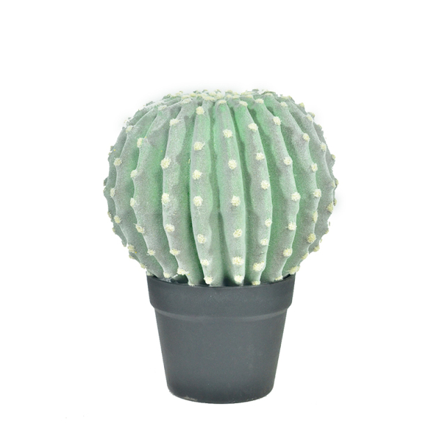 23CM 33CM 44CM Artificial Flocking Cactus Balls,23CM 33CM 44CM Artificial Flocking Cactus Balls