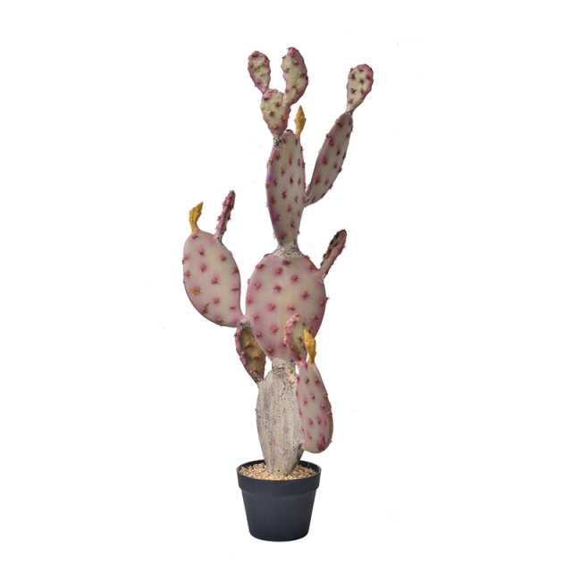 100CM Faux Potted Cactus Plants (Green & Purple Colors),100CM Faux Potted Cactus Plants (Green & Purple Colors)