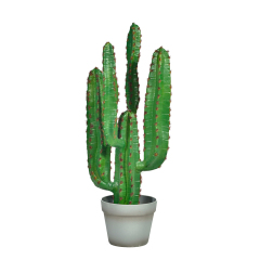 70-195CM Faux Cactus Plants in Plastic Grey Pots,70-195CM Faux Cactus Plants in Plastic Grey Pots