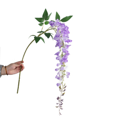 115CM Faux Wisteria Hanging Flower Stems,115CM Faux Wisteria Flower Stems