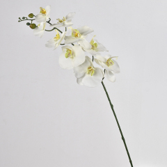 White Color Faux Orchid Flower Stems,White Color Faux Orchid Flower Stems