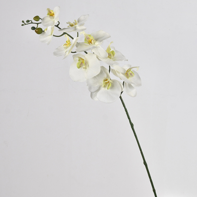 White Color Faux Orchid Flower Stems,White Color Faux Orchid Flower Stems