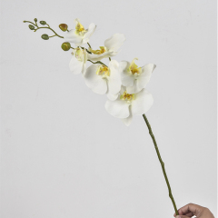 White Color Faux Orchid Flower Stems,White Color Faux Orchid Flower Stems