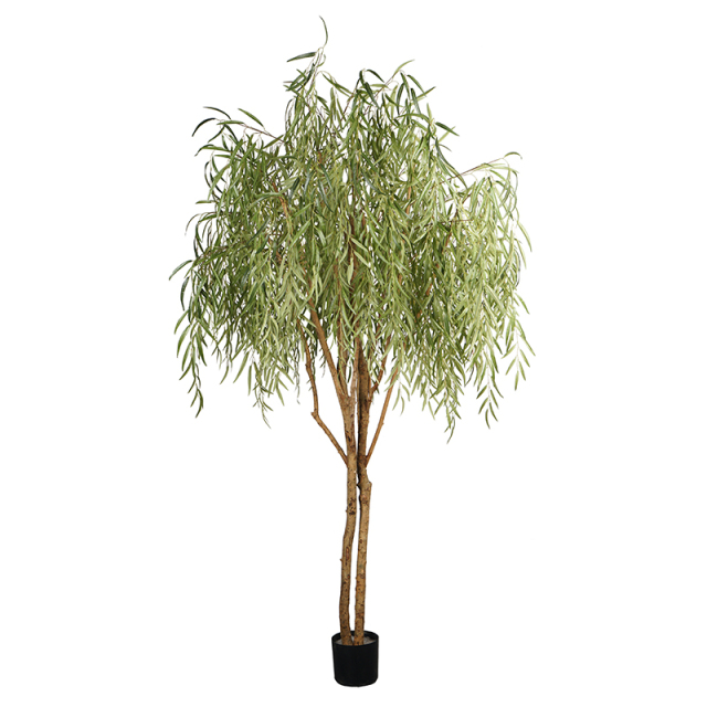 245CM Faux Willow Tree in Natural Trunks,245CM Faux Willow Tree in Natural Trunks