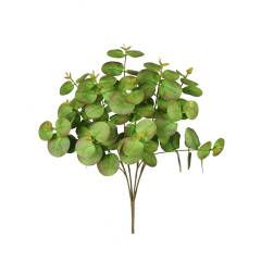 12 Headed Faux Eucalyptus Leaves,12 Headed Faux Eucalyptus Leaves