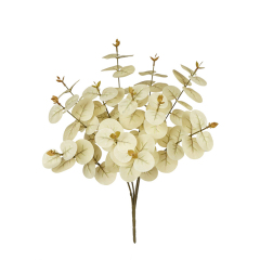 12 Headed Faux Eucalyptus Leaves,12 Headed Faux Eucalyptus Leaves