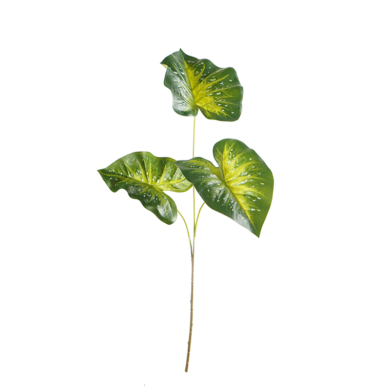 Faux 3-Headed Caladium Leaf,Faux 3-Headed Caladium Leaf