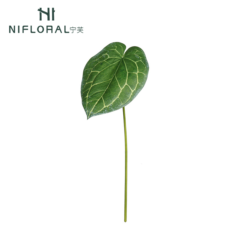 87CM Faux Anthurium Crystallinum Leaves,87CM Faux Anthurium Crystallinum Leaves