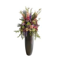 Large Size Faux Floral Potted Arrangement,Large Size Faux Floral Potted Arrangement