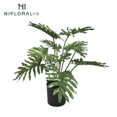 Desktop Decor Faux Philodendron Potted Plants,Desktop Decor Faux Philodendron Potted Plants