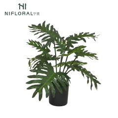 Desktop Decor Faux Philodendron Potted Plants,Desktop Decor Faux Philodendron Potted Plants