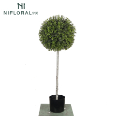 UV Proof Faux Boxwood Ball Potted Trees,UV Proof Faux Boxwood Ball Potted Trees