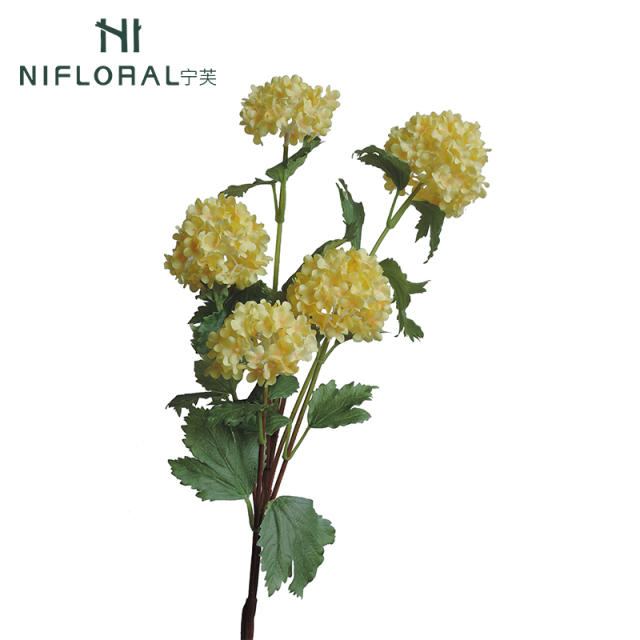 90CM High Quality Faux Snowball Flowers,90CM High Quality Faux Snowball Flowers