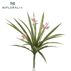 40CM Faux Greenery Bushes with Flowers,40CM Faux Greenery Bushes with Flowers