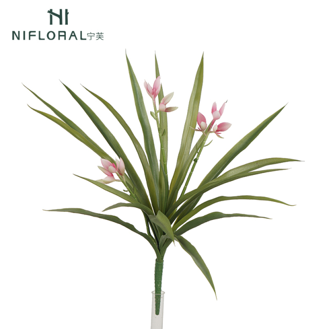 40CM Faux Greenery Bushes with Flowers,40CM Faux Greenery Bushes with Flowers