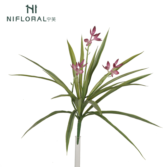 40CM Faux Greenery Bushes with Flowers,40CM Faux Greenery Bushes with Flowers