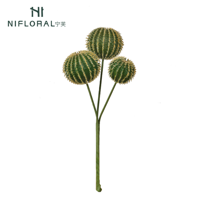 Faux 3 Heads Cactus Balls,Faux 3 Heads Cactus Balls