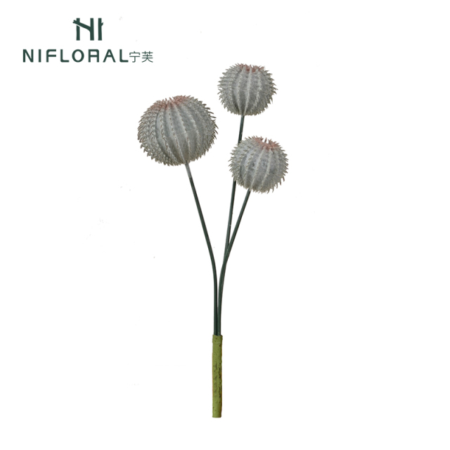 Faux 3 Heads Cactus Balls,Faux 3 Heads Cactus Balls