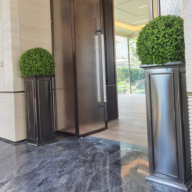 Custom Design Realistic Faux Boxwood Balls with Containers,Custom Design Realistic Faux Boxwood Balls with Containers