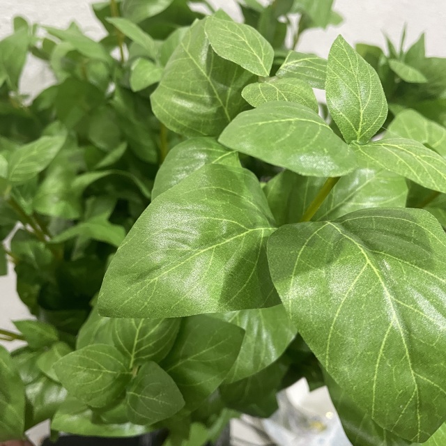 73CM Faux Greenery Basil Leaves Stem,73CM Faux Greenery Basil Leaves Stem