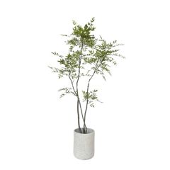 210CM Faux Nandina Trees in Real Wood Trunks,210CM Faux Nandina Trees in Real Wood Trunks
