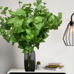 73CM Faux Greenery Basil Leaves Stem,73CM Faux Greenery Basil Leaves Stem